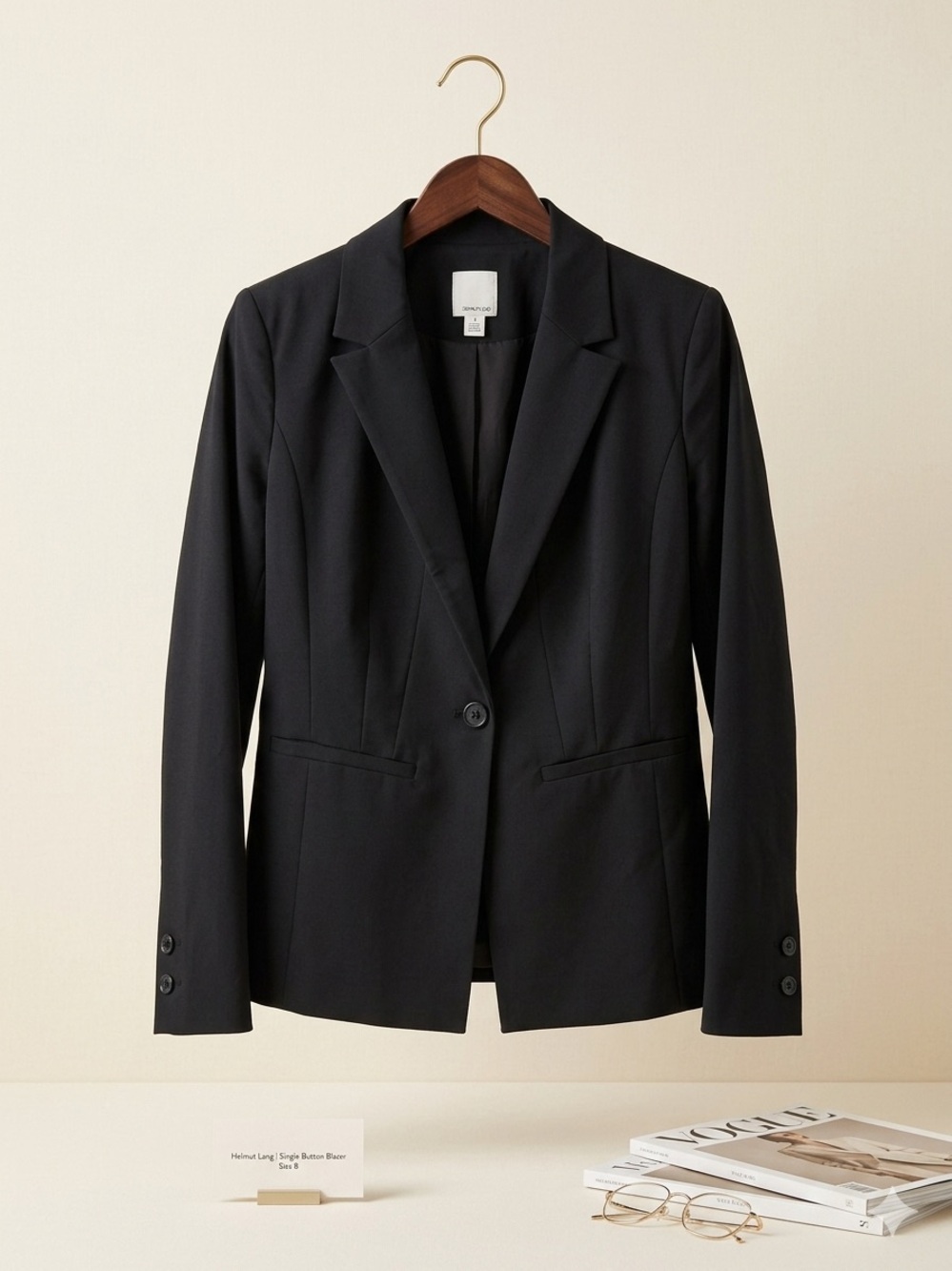Halogen Navy Single Button Blazer from Nordstrom size 8